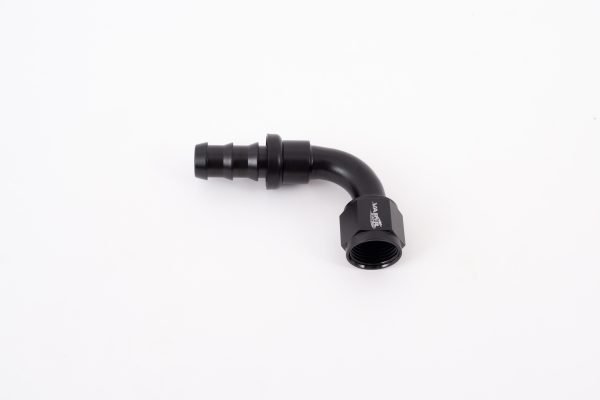 vapor racing push on hose end 90 a