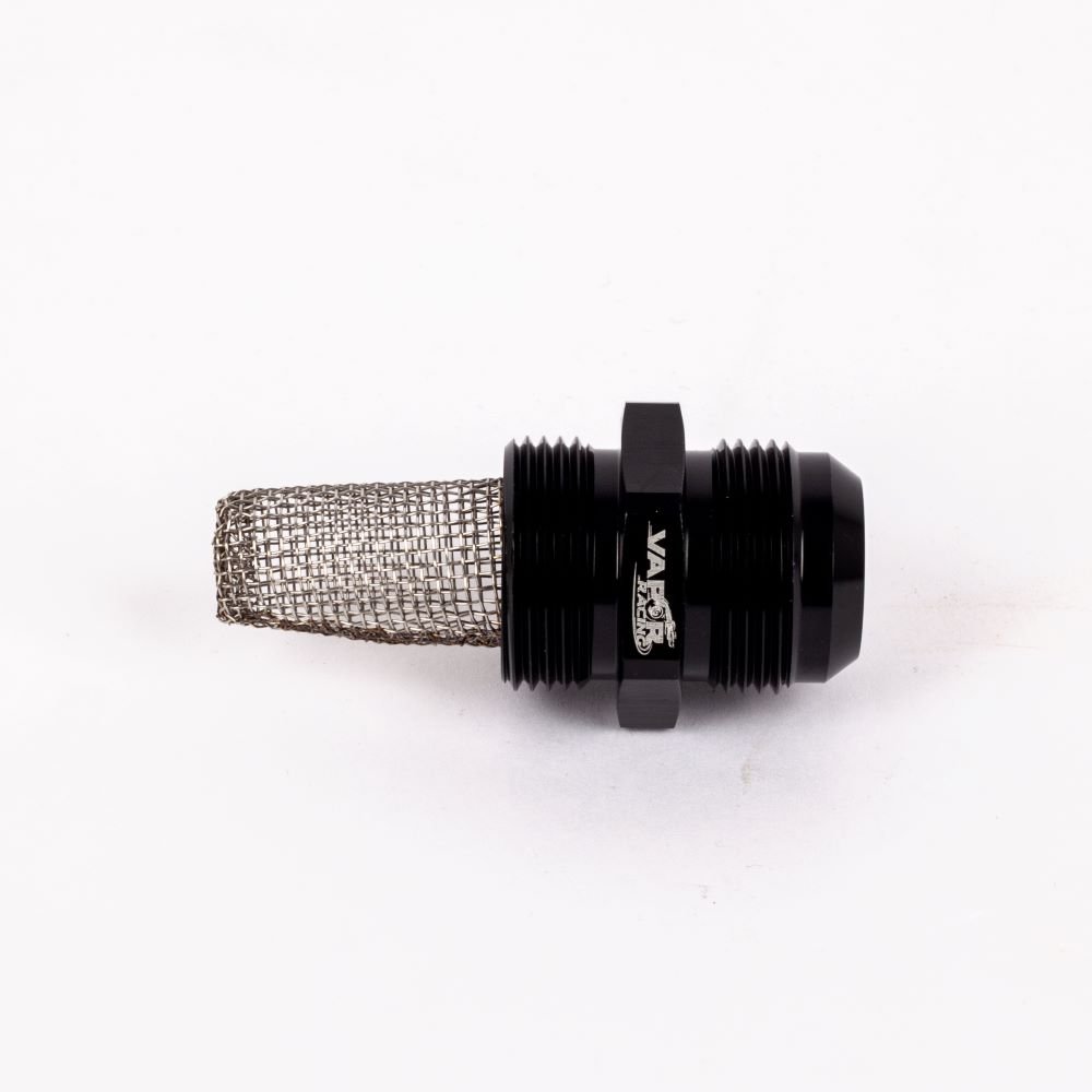 vapor - racing straight screened filter fitting 4